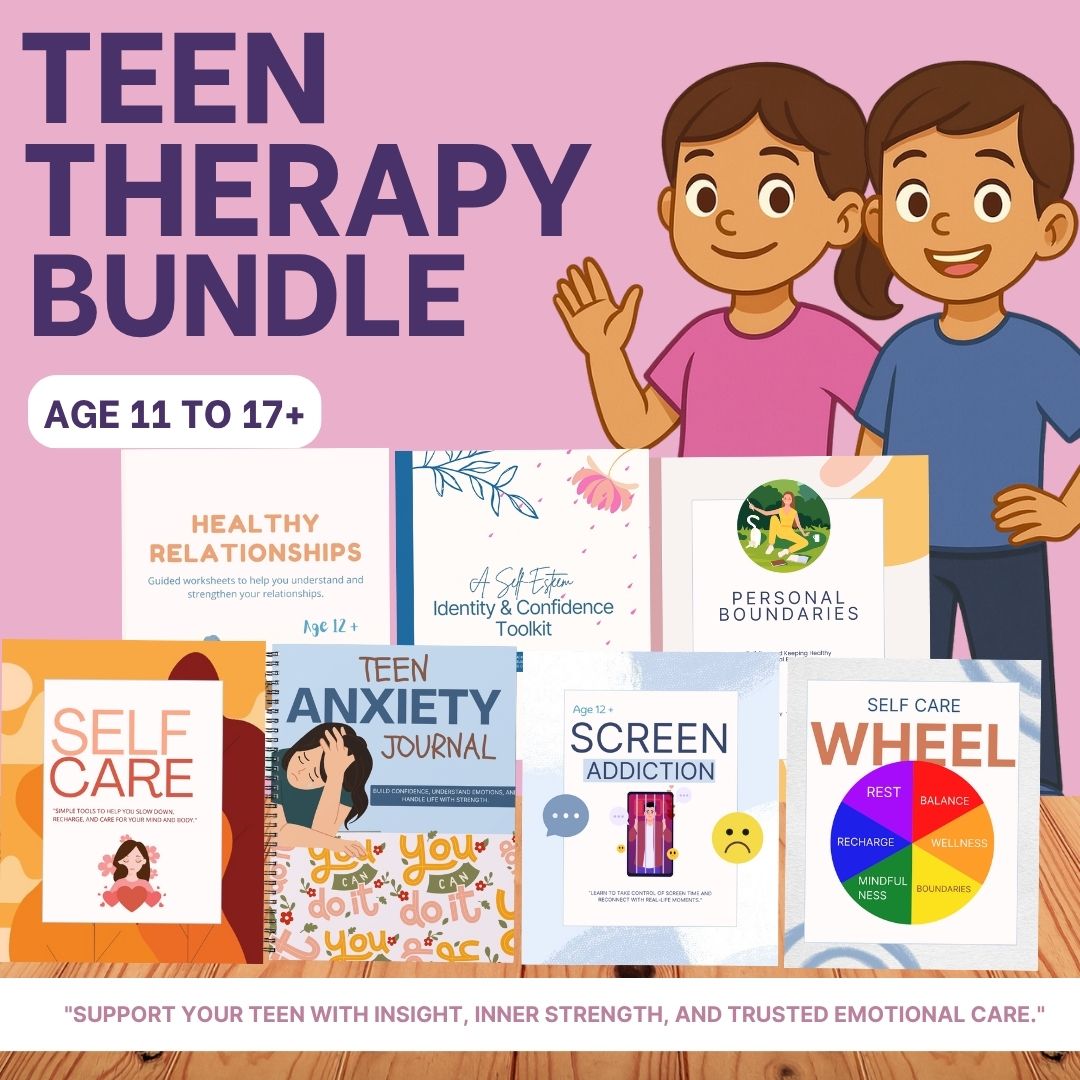 Teen Therapy Workbook Bundle (Free Today)